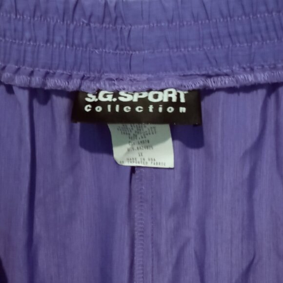 Vintage S.G. SPORT COLLECTION Purple Skirt & Top Set Size 1X - Picture 8 of 9